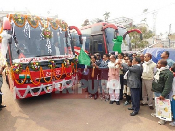 Tripura gets new Agartala-Kolkata via Dhaka Volvo bus